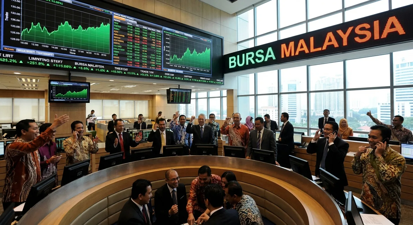 Bursa Malaysia's trading floor reflects growing investor confidence.