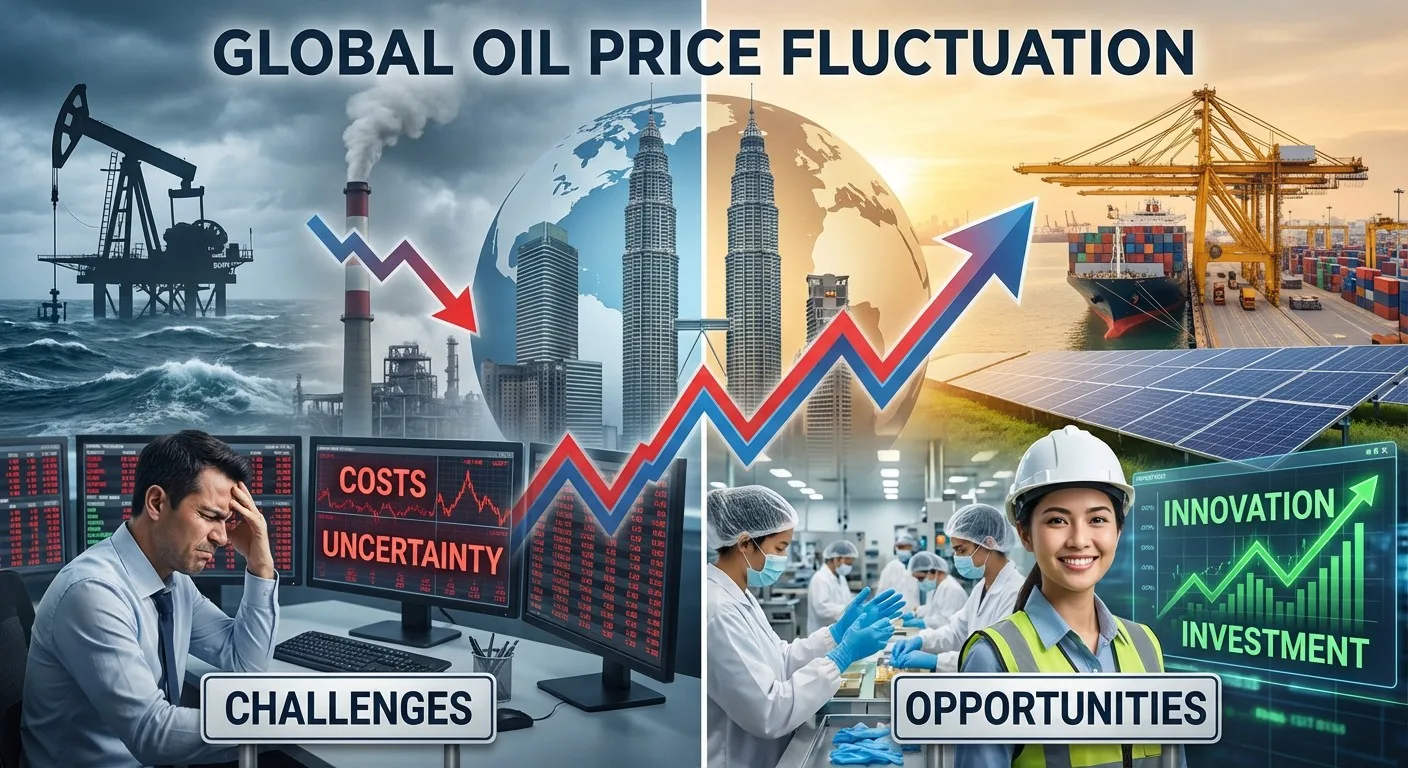 Fluctuating global oil prices create both challenges and opportunities for Malaysian industries.